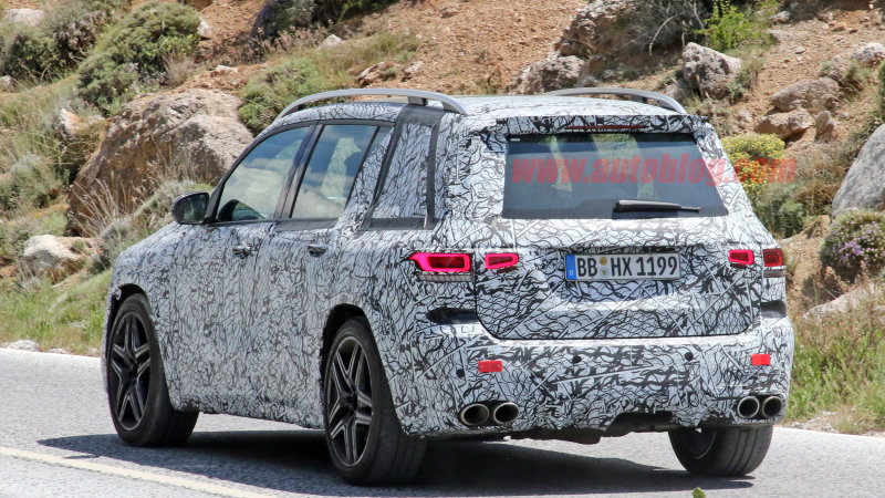 Here's the 2020 Mercedes-AMG GLB 45 in spy shots